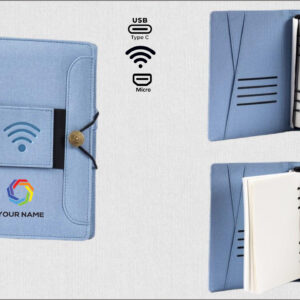 Power Bank & Dairy Blue Colour
