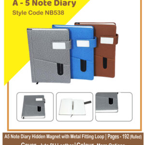 Custom Note Books Dairy NB 538
