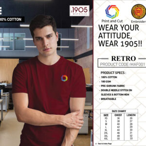 Unisex Round Neck Cotton T-shirt